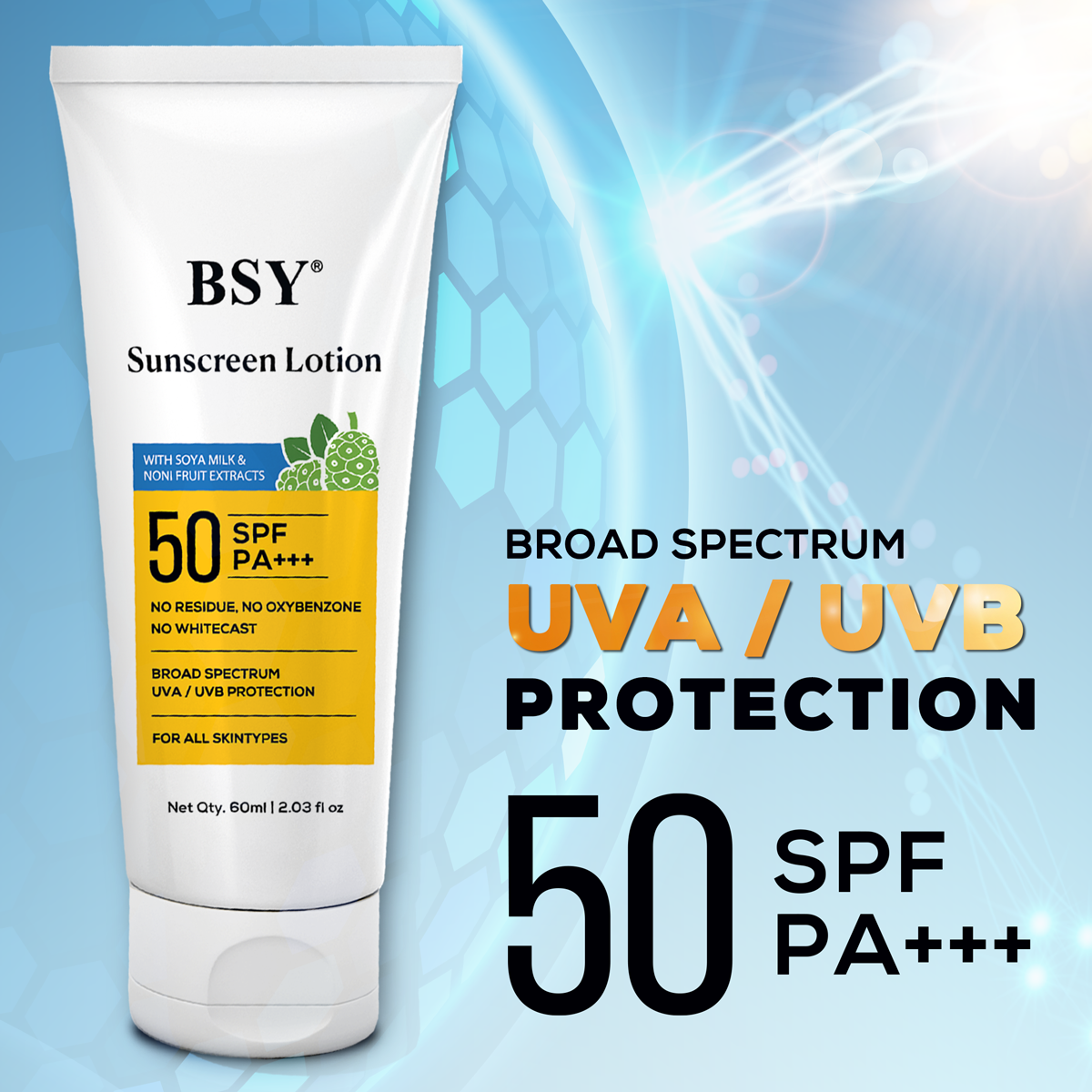 BSY Noni Sunscreen Lotion
