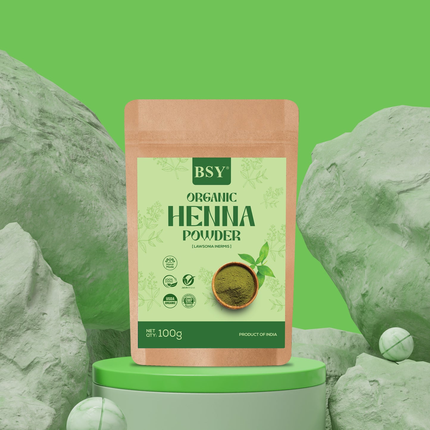 BSY Organic Henna powder