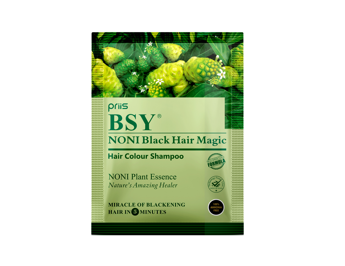 BSY Noni Black Hair Magic Hair Colour Shampoo