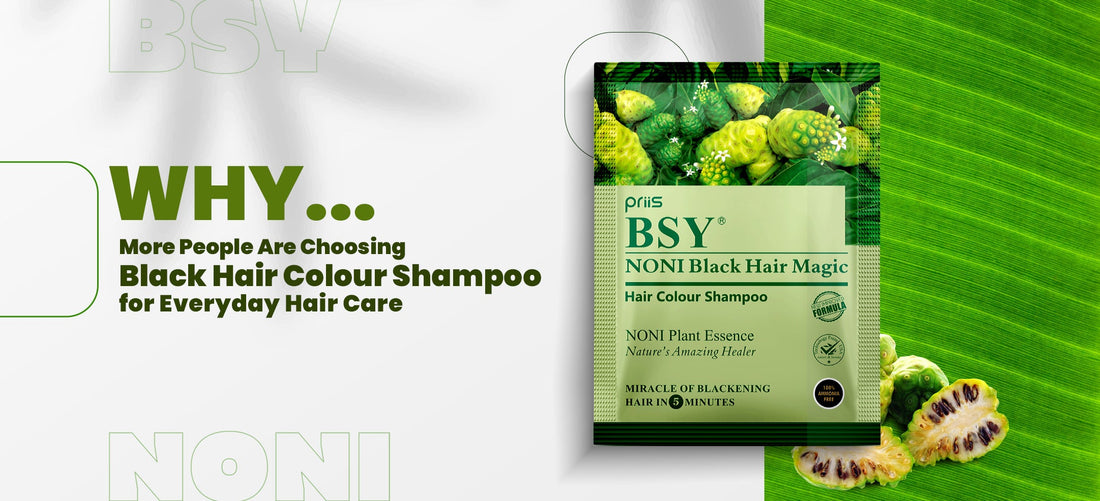 Why More People Are Choosing Black Hair Colour Shampoo for Everyday Hair Care