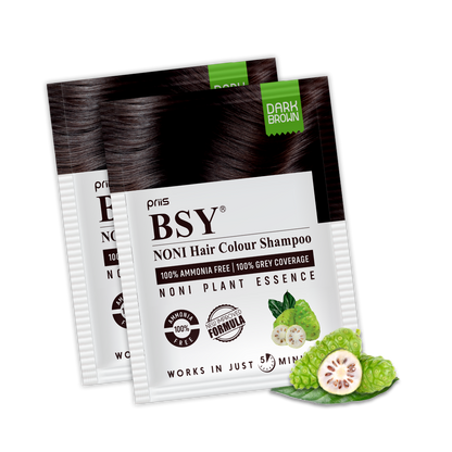 BSY Noni Hair Colour Shampoo 20ml (Dark Brown Colour)