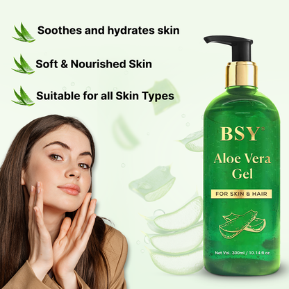 BSY Aloe Vera Gel & Noni Sunscreen Lotion Combo
