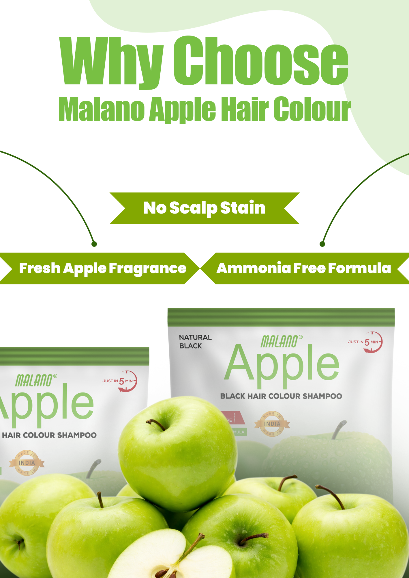 Malano Apple Hair Colour Shampoo
