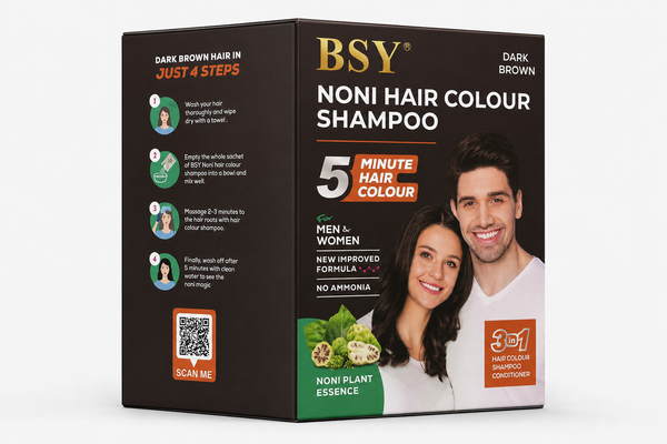 BSY Noni Hair Magic 20ml x 10 Sachet (Dark Brown)