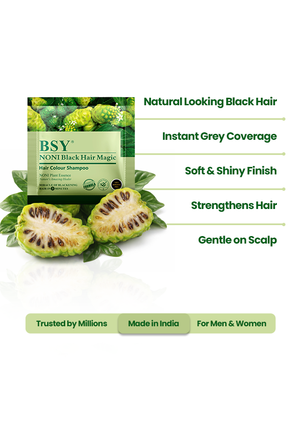 BSY Noni Black Hair Magic 12ml (Natural Black Colour)