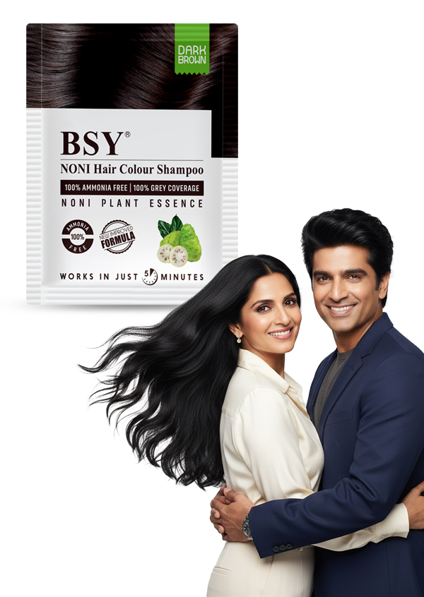BSY Noni Hair Colour Shampoo 20ml (Dark Brown Colour)