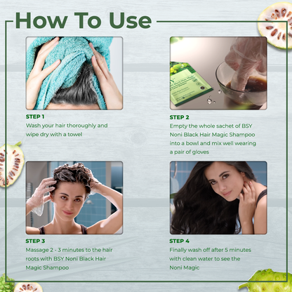 BSY Noni Black Hair Magic (12ml x 12 sachet)