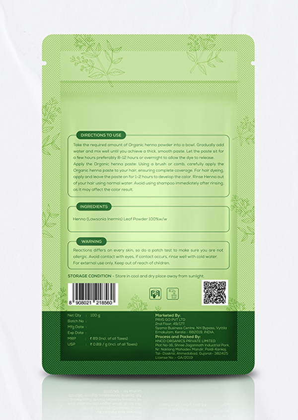 BSY Organic Henna powder
