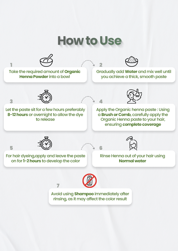 BSY Organic Indigo and Henna Powder Combo