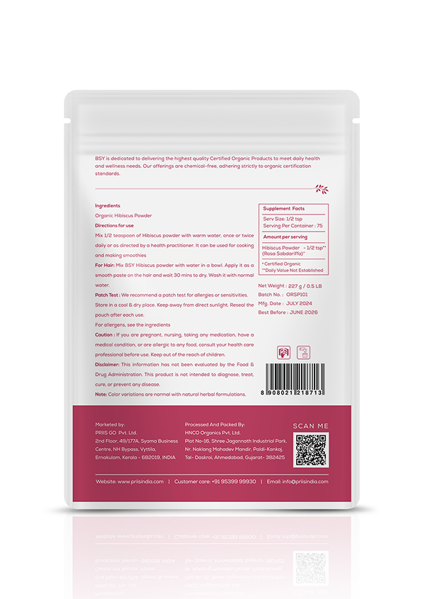 BSY Organic Hibiscus Powder