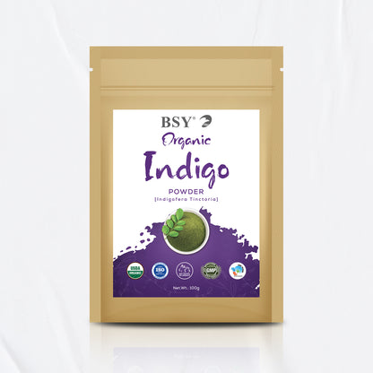 BSY 100% Organic Henna Powder For Hair Color, Natural Henna Powder, Hair Care Powder, Chemical-Free For Hair Health, USDA & GMP Certified, 100g (Pack of 1)